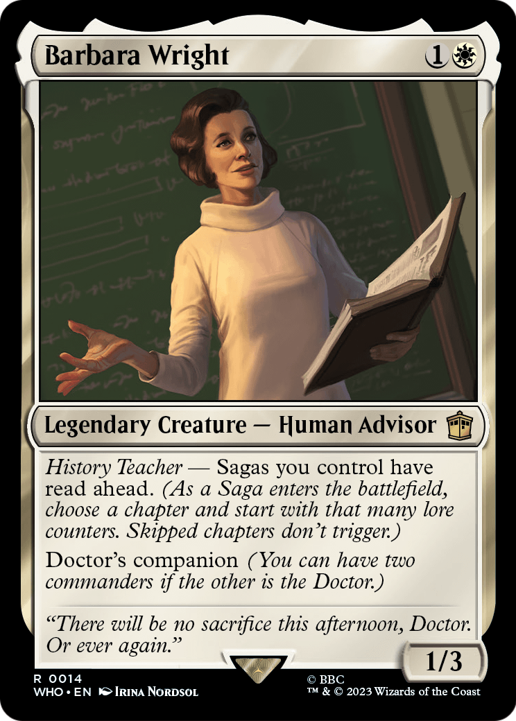 Barbara Wright (WHO-014) [Doctor Who] Foil