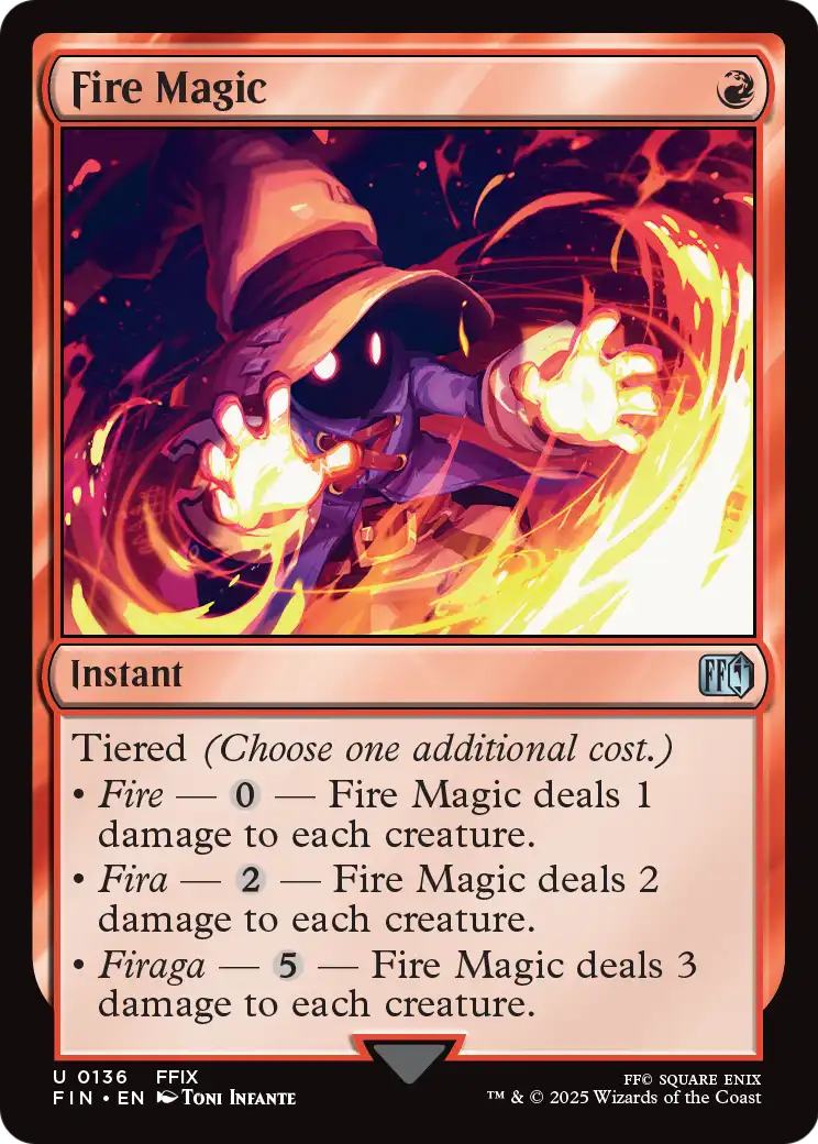 Fire Magic (FIN-136) [FINAL FANTASY] Foil