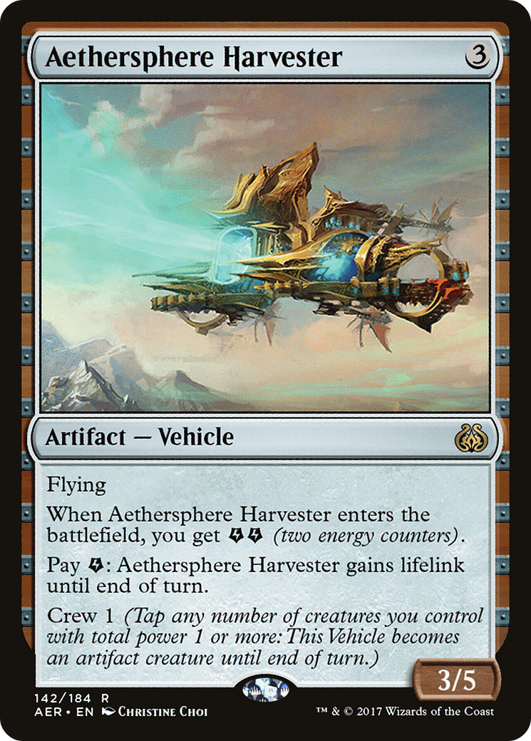 Aethersphere Harvester (AER-142) [Aether Revolt] Foil