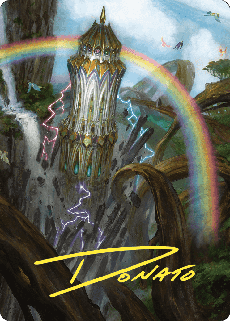 Command Tower // Command Tower (ACMM-047) (Borderless) [Commander Masters Art Series] Foil