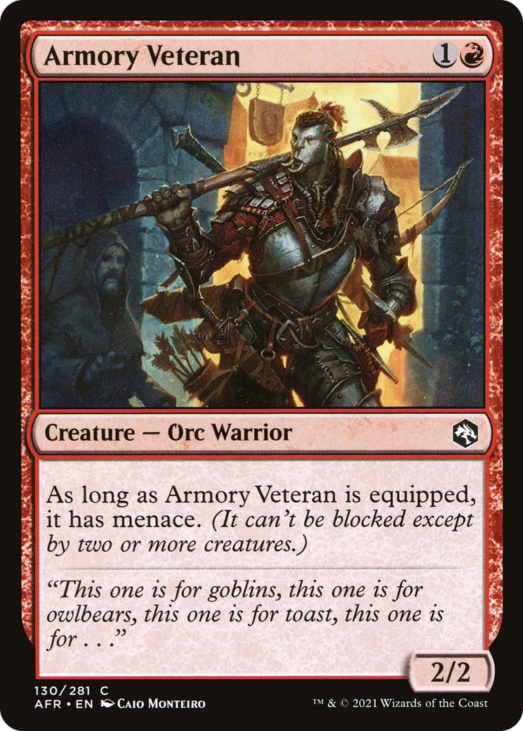 Armory Veteran (AFR-130) [Adventures in the Forgotten Realms]