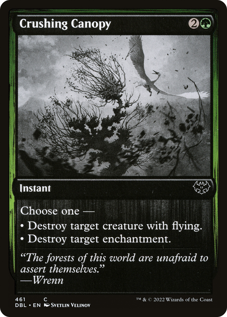 Crushing Canopy (DBL-461) [Innistrad: Double Feature] Foil