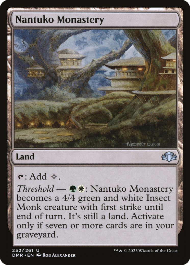 Nantuko Monastery (DMR-252) [Dominaria Remastered] Foil