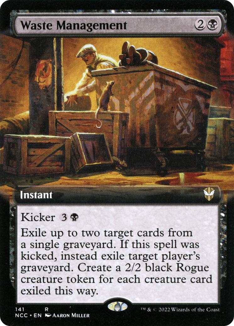 Waste Management (Extended Art) (NCC-141) [New Capenna Commander]