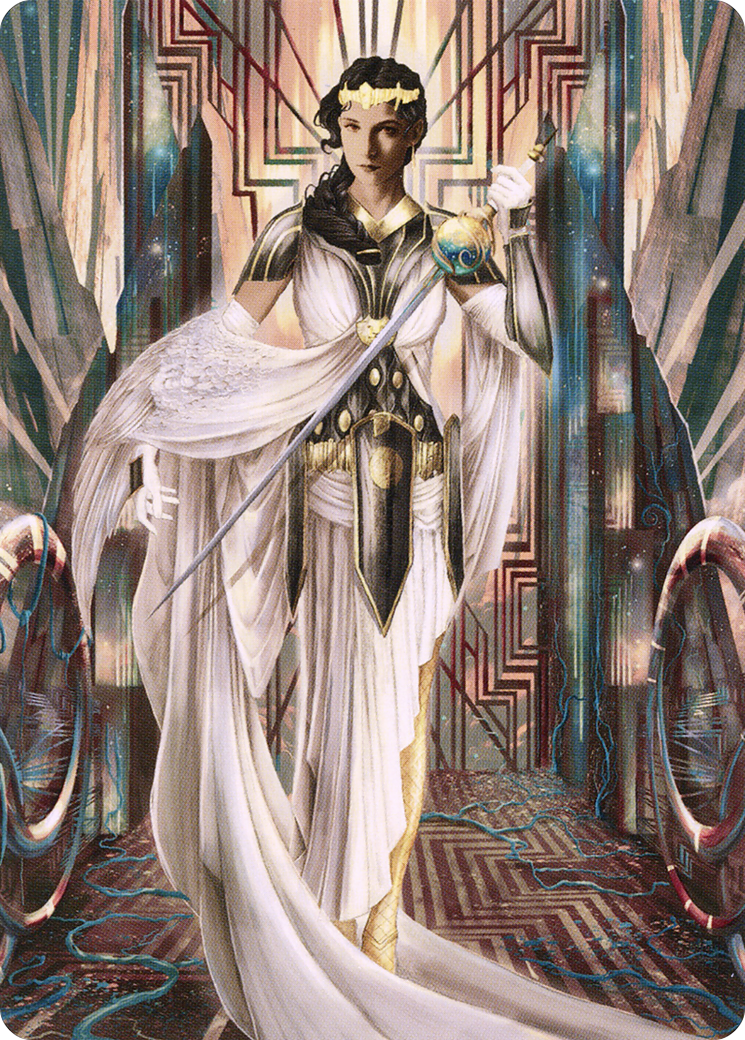 Elspeth Resplendent // Elspeth Resplendent (ASNC-064) (Borderless) [New Capenna Art Series] Foil