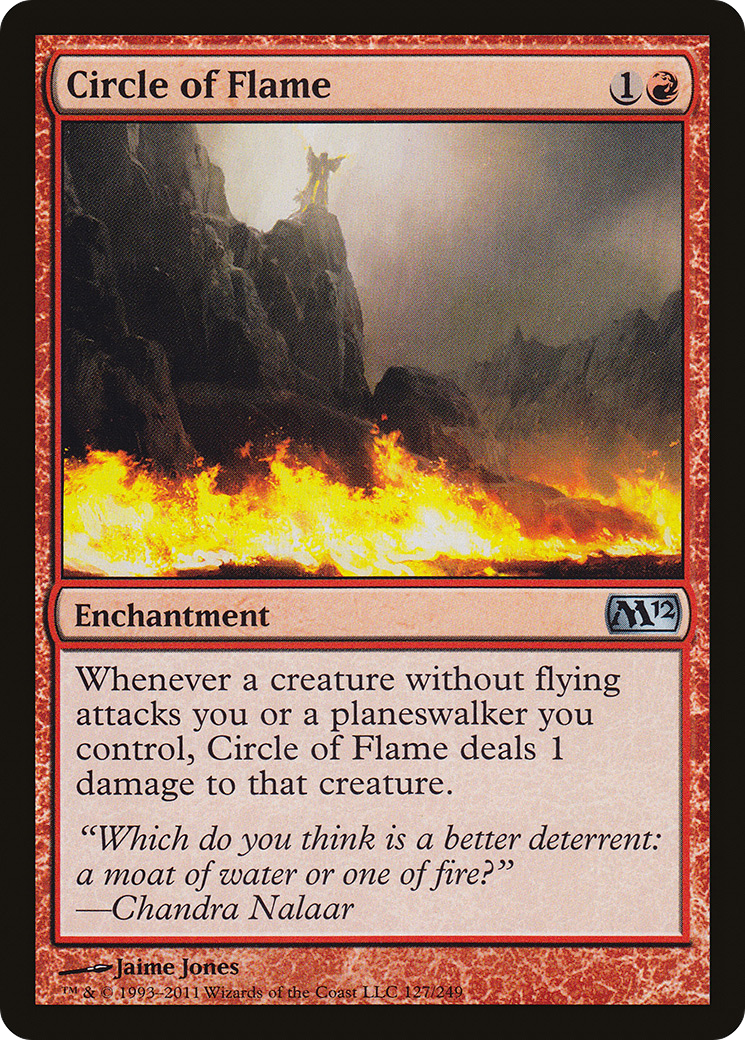 Circle of Flame (M12-127) [Magic 2012] Foil