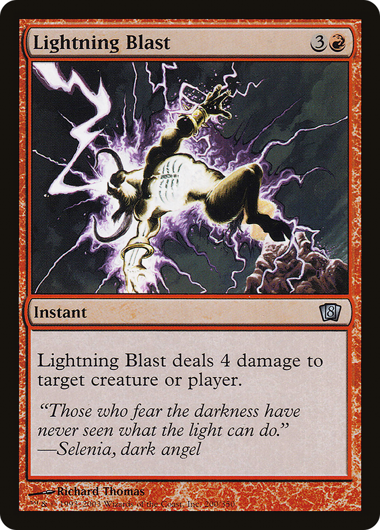 Lightning Blast (8ED-200) [8th Edition] Foil