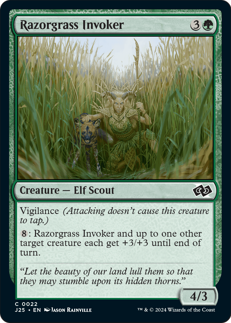 Razorgrass Invoker (J25-022) [Foundations Jumpstart]