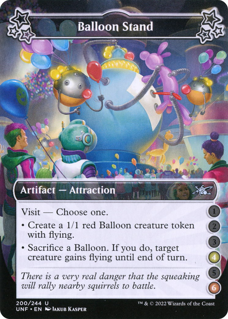 Balloon Stand (4-6) (UNF-200) [Unfinity] Foil