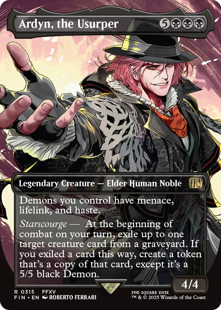 Ardyn, the Usurper (FIN-315) (Borderless) [FINAL FANTASY] Foil