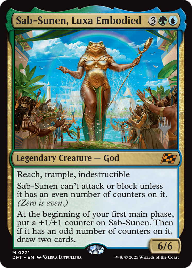 Sab-Sunen, Luxa Embodied (PPDFT-221) [Promo Pack: Aetherdrift] Foil