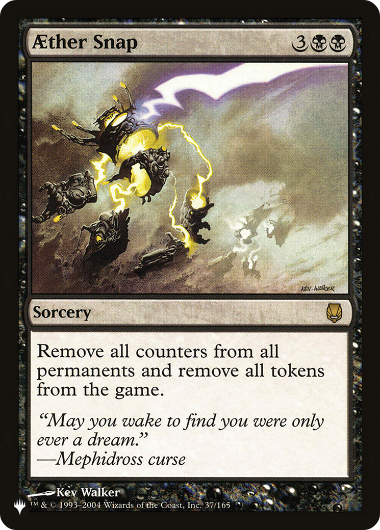 Aether Snap (LIST-DST-37) [The List]