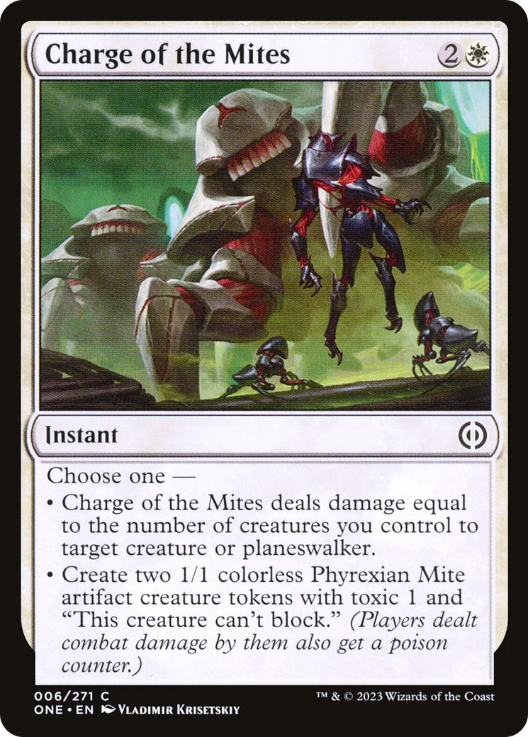 Charge of the Mites (ONE-006) [Phyrexia: All Will Be One]