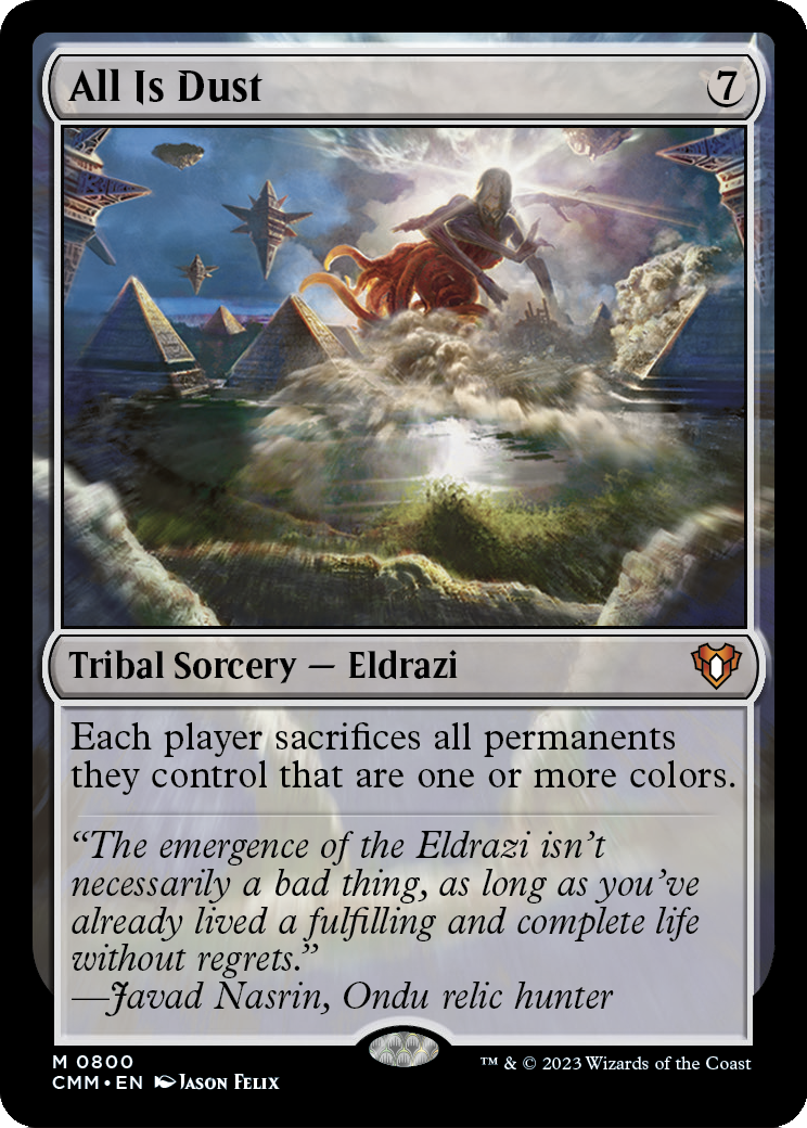 All Is Dust (CMM-800) [Commander Masters]
