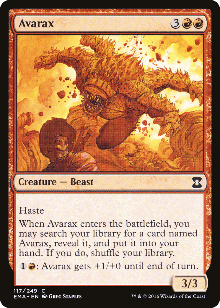 Avarax (EMA-117) [Eternal Masters] Foil