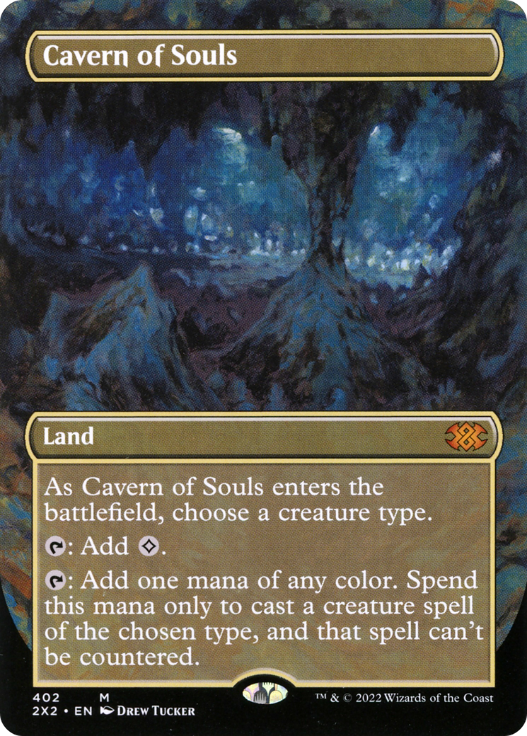 Cavern of Souls (Borderless) (2X2-402) [Double Masters 2022] Foil