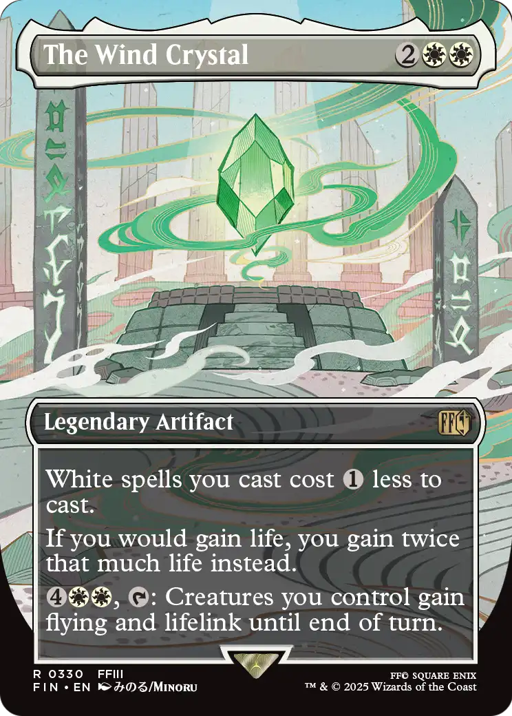 The Wind Crystal (Borderless) (FIN-330) [FINAL FANTASY]