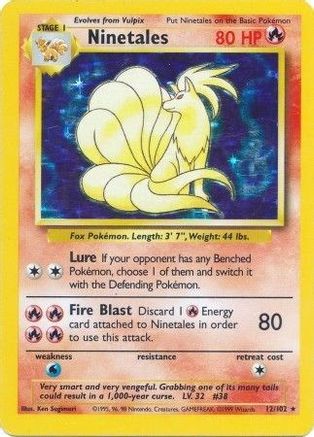Ninetales (012/102) [Base Set] Holofoil - Holo Rare