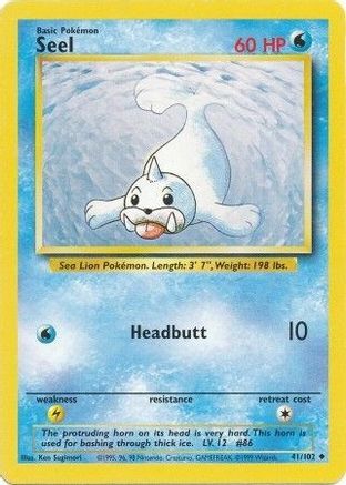 Seel (041/102) [Base Set] - Uncommon