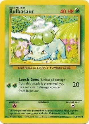 Bulbasaur (044/102) [Base Set] - Common