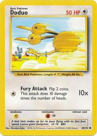 Doduo (048/102) [Base Set] - Common