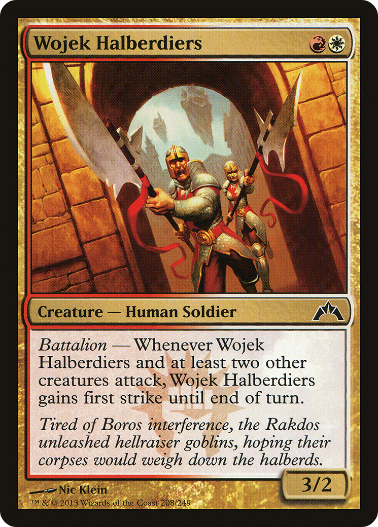 Wojek Halberdiers (GTC-208) [Gatecrash]