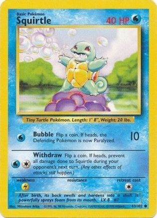Squirtle (063/102) [Base Set] - Common