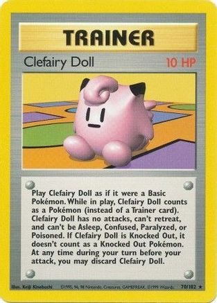 Clefairy Doll (070/102) [Base Set] - Rare