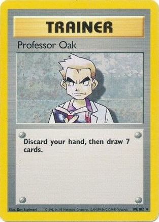 Professor Oak (088/102) [Base Set] - Uncommon