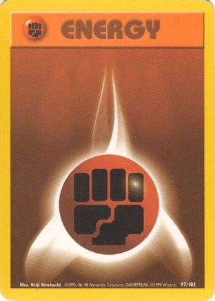 Fighting Energy (097/102) [Base Set] - Common