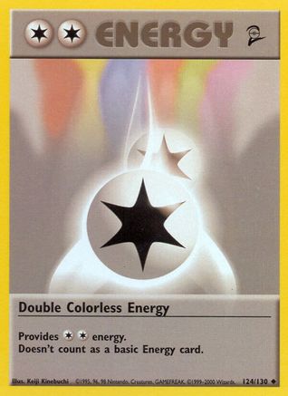 Double Colorless Energy (124/130) [Base Set 2] - Uncommon