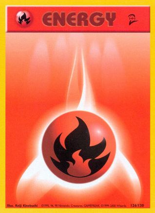 Fire Energy (126/130) [Base Set 2] - Common