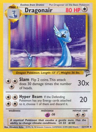 Dragonair (022/130) [Base Set 2] - Rare