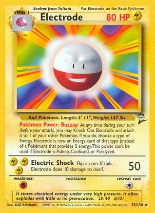 Electrode (025/130) [Base Set 2] - Rare