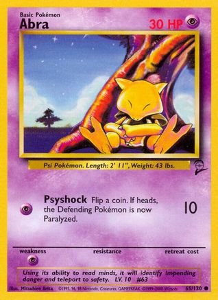 Abra (065/130) [Base Set 2] - Common