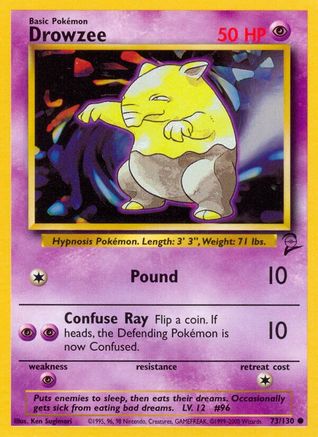 Drowzee (073/130) [Base Set 2] - Common