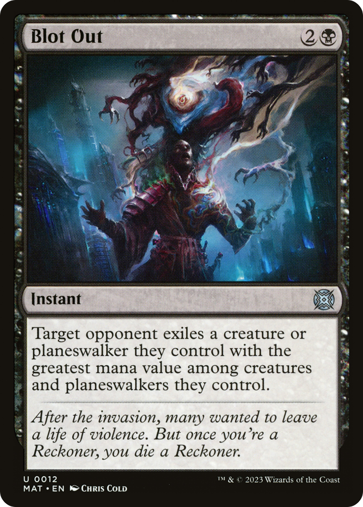 Blot Out (MAT-012) [March of the Machine: The Aftermath] Foil