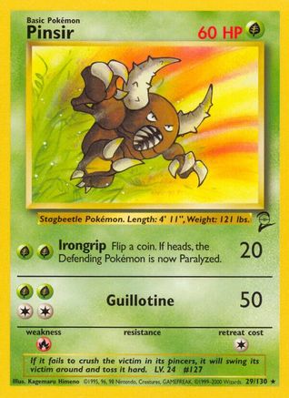 Pinsir (029/130) [Base Set 2] - Rare