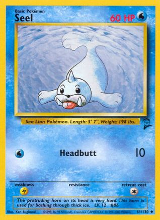 Seel (061/130) [Base Set 2] - Uncommon