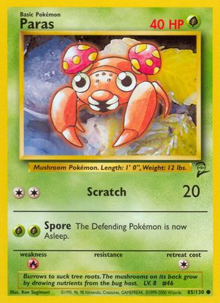 Paras (085/130) [Base Set 2] - Common