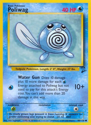 Poliwag (088/130) [Base Set 2] - Common