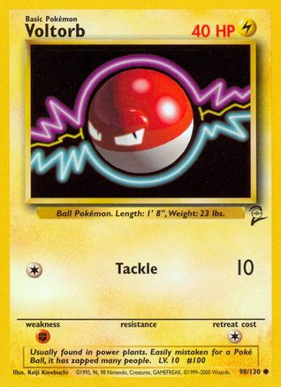 Voltorb (098/130) [Base Set 2] - Common
