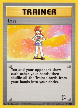 Lass (104/130) [Base Set 2] - Rare