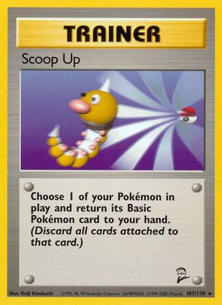 Scoop Up (107/130) [Base Set 2] - Rare