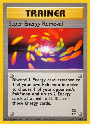 Super Energy Removal (108/130) [Base Set 2] - Rare