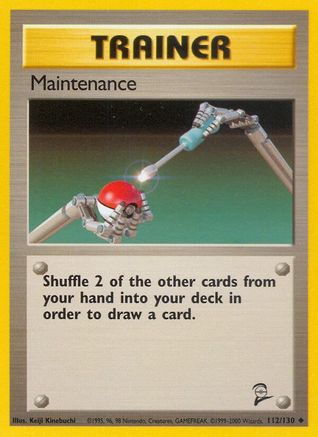 Maintenance (112/130) [Base Set 2] - Uncommon