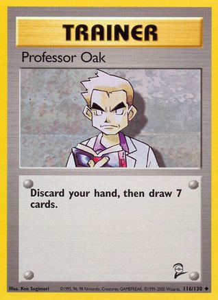 Professor Oak (116/130) [Base Set 2] - Uncommon