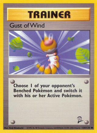 Gust of Wind (120/130) [Base Set 2] - Common