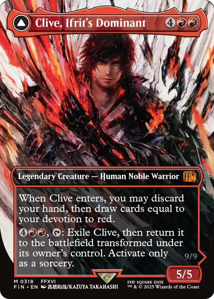 Clive, Ifrit's Dominant (FIN-318) (Borderless) [FINAL FANTASY]