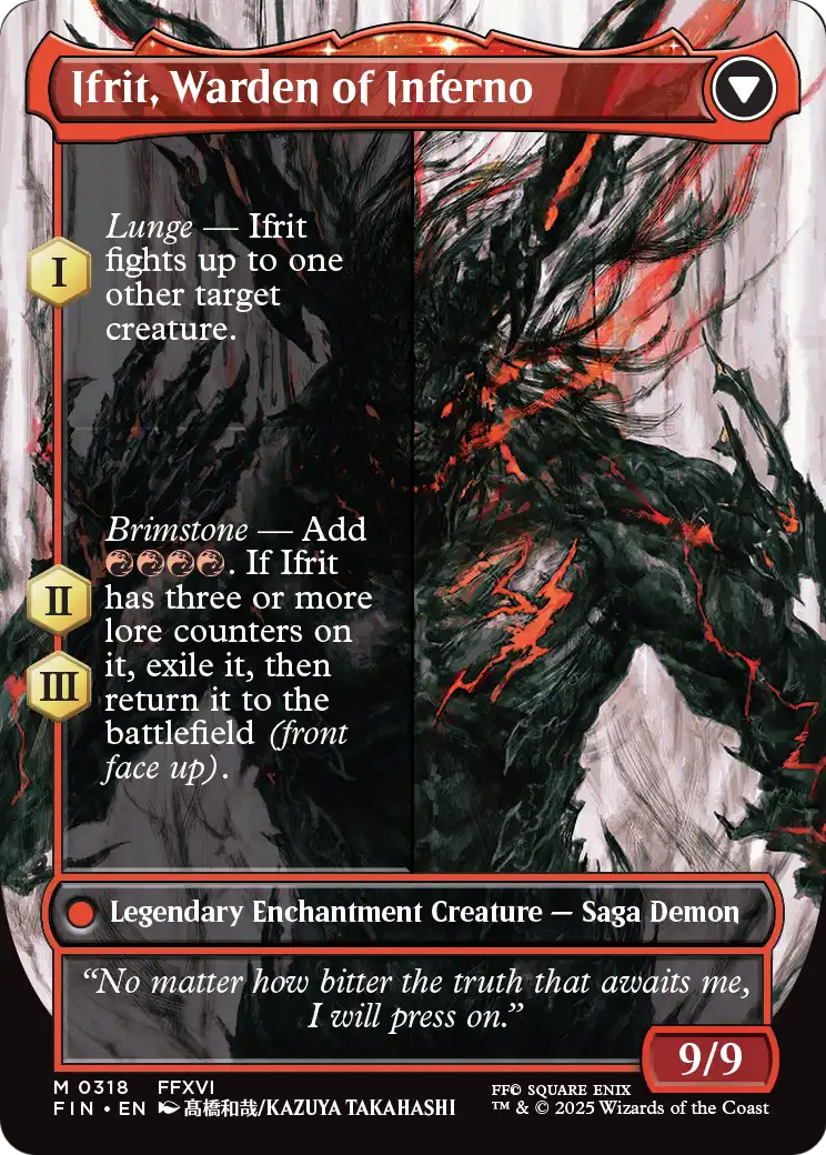 Clive, Ifrit's Dominant (FIN-318) (Borderless) [FINAL FANTASY]